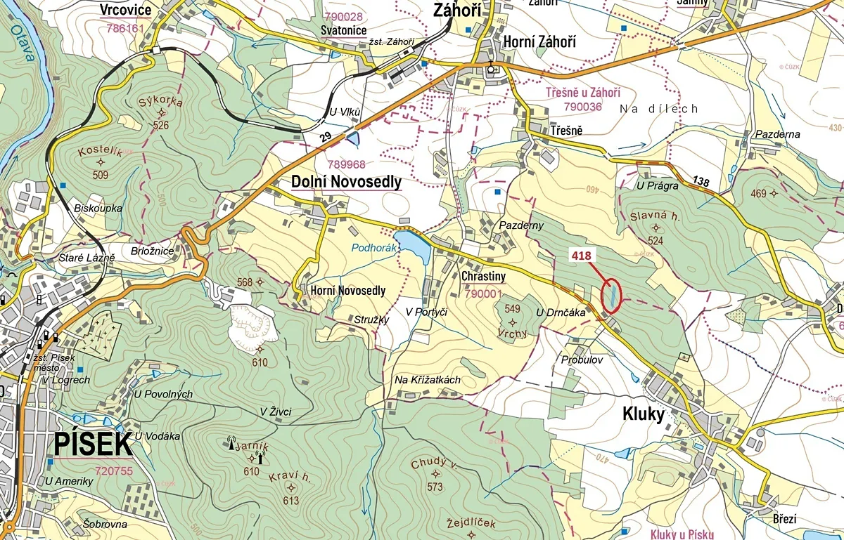 Dražba lesa 4422 m²